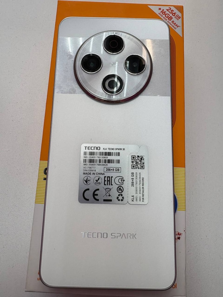Мобильный телефон Tecno Spark 30 16/256