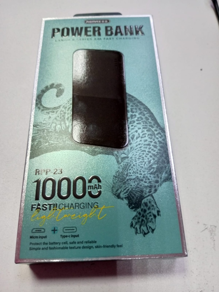 Powerbank внешний аккумулятор REMAX 10000